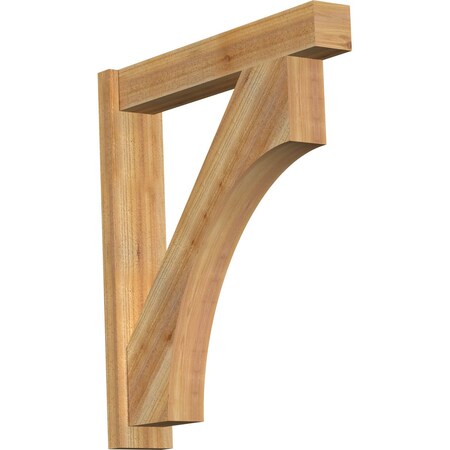 Ekena Millwork Westlake Block Rough Sawn Outlooker, Western Red Cedar, 6"W x 32"D x 36"H OUT06X32X36WTL05RWR